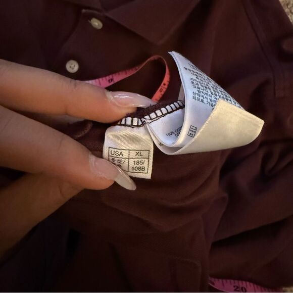 Brooks Brothers Red Fleece Maroon Cotton Polo- Size XL - Picture 10 of 13